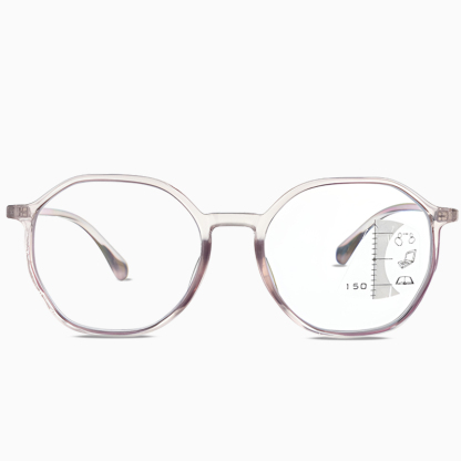 スマートズームブルーライトカット老眼鏡 | Round Progressive - 商品画像 1/10
