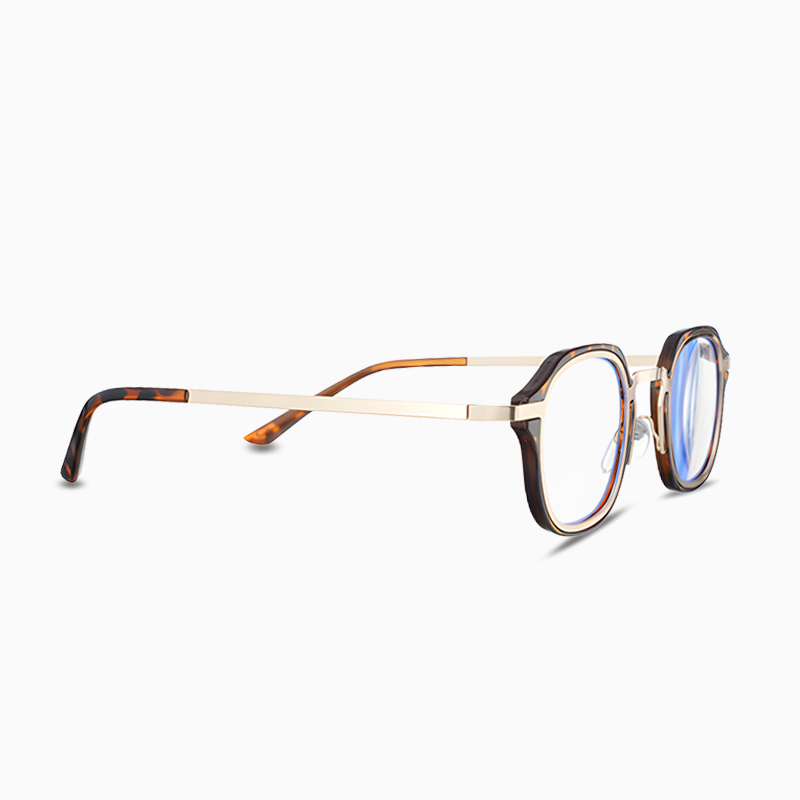Eterlens レトロ風ラウンドフレームブルーライトカットメガネ-Eterlens