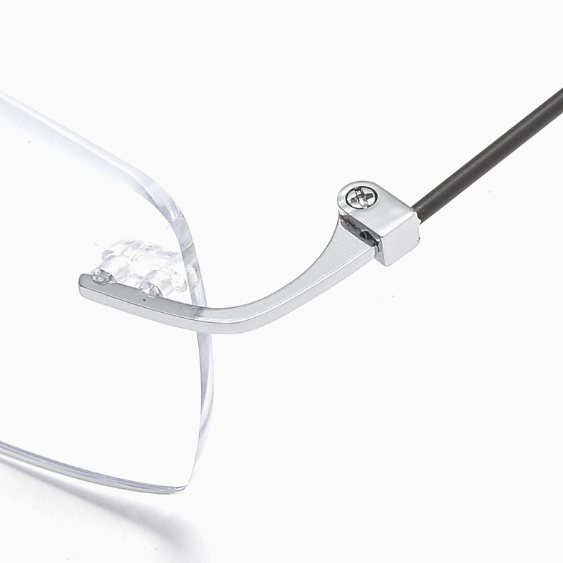 Eterlens 15g ミニマリストフレームレスブルーライトカット老眼鏡 | 軽量で目にやさしい・快適な読書をサポート | オフィスやレジャーに欠かせない - 商品画像 11/13 (Rimless BlueGuard)