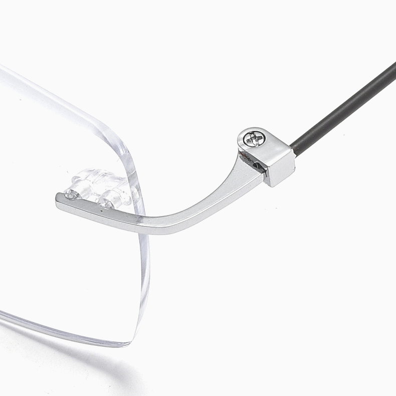 Eterlens 15g ミニマリストフレームレスブルーライトカット老眼鏡 | 軽量で目にやさしい・快適な読書をサポート | オフィスやレジャーに欠かせない