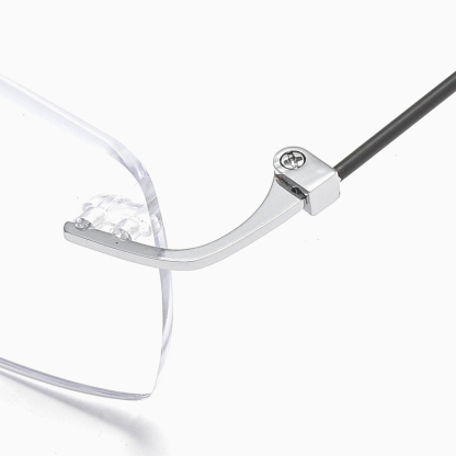 Eterlens 15g ミニマリストフレームレスブルーライトカット老眼鏡 | 軽量で目にやさしい・快適な読書をサポート | オフィスやレジャーに欠かせない