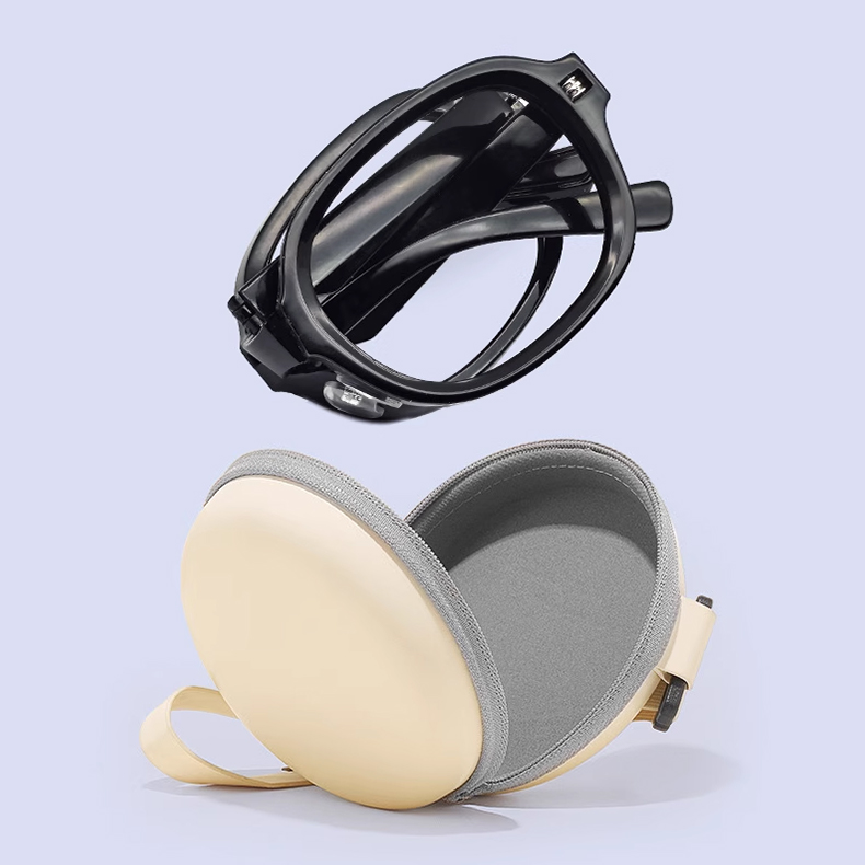 欧米風オーバル型｜折りたたみ式 ブルーライトカット｜ファッション老眼鏡 | Round FoldLite - 商品画像 5/15