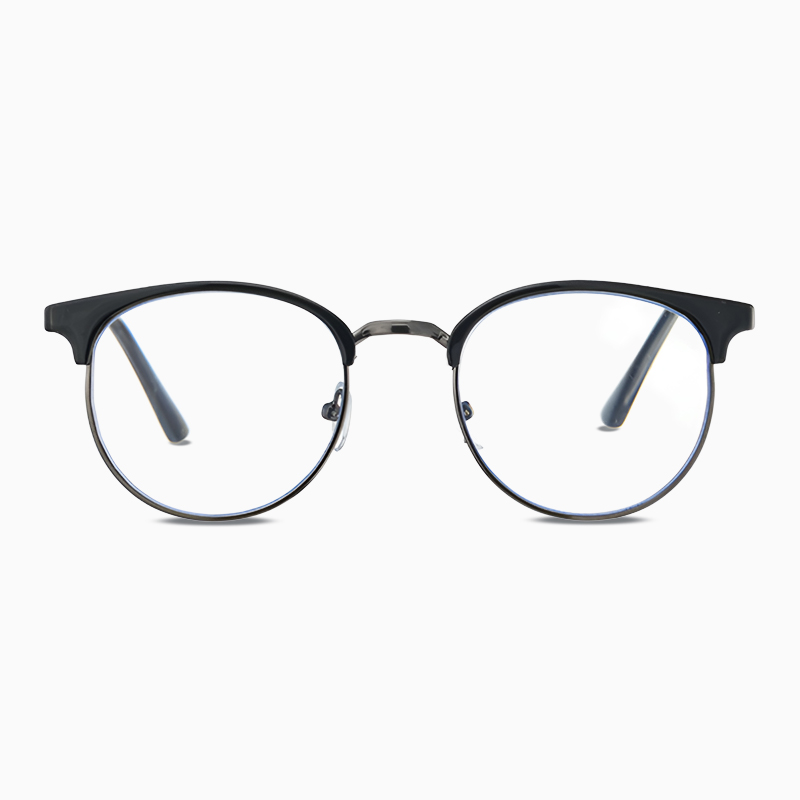 Eterlens 色が変わる調光ラウンドフレーム老眼鏡-m