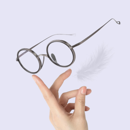 Eterlens 時の円環コレクション｜12.5g 高級感のあるスプラウトパットメガネ｜匠の技が光る一本