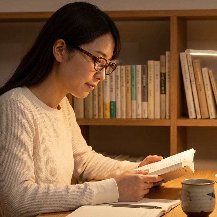 フォックス型 エレガントでおしゃれな 若見えブルーライトカットリーディンググラス | Eterlens