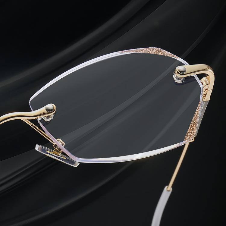 Eterlens 縁無しブルーライトブルーライト防止老眼メガネ-Eterlens