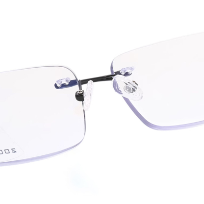 KL Eterlens 遠近両用 調光メガネ【ゼロ・フレックス】かけている事を忘れる超軽量ツーポイント(縁なし) | 1本で3役 | ブルーライトカット 老眼鏡 