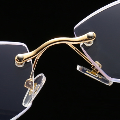 Eterlens 縁無しブルーライトブルーライト防止老眼メガネ-Eterlens