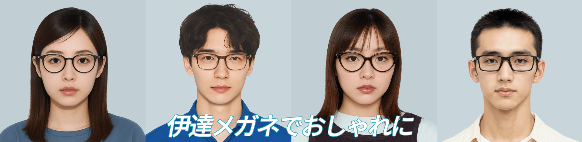 伊達メガネ