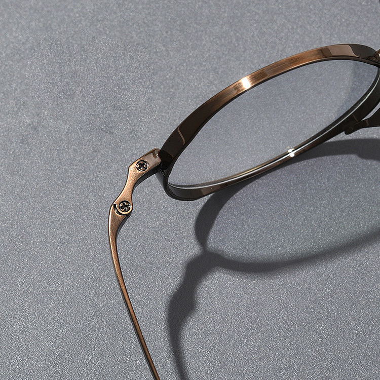 Eterlens｜高級感のあるレトロ風メガネ｜度付き可能｜匠の技が光る一本