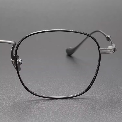 Eterlens｜手作りレトロシンプルチタンメガネ｜匠の技が光る一本