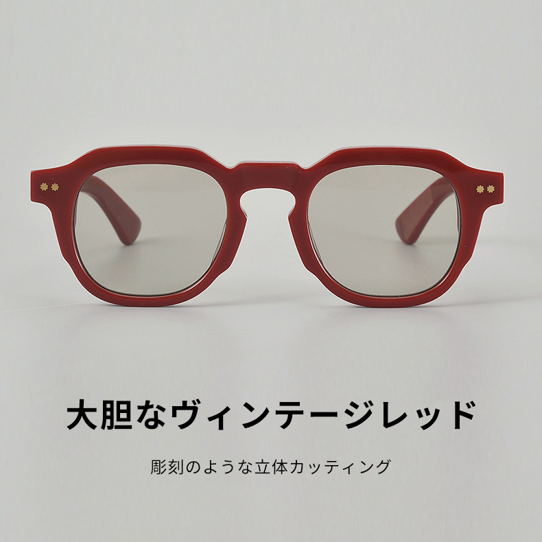 Eterlens｜クラシックな太縁アセテートサングラス｜レトロ風｜オーダーメイド