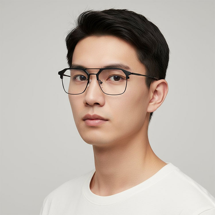 Eterlens｜15.6g ダブルブリッジ レトロスポーツスタイル｜アウトドア用メガネ