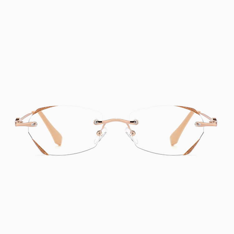 Eterlens新作ダイヤモンドカットリムレスファッション老眼鏡-Eterlens