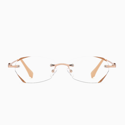 Eterlens新作ダイヤモンドカットリムレスファッション老眼鏡-Eterlens