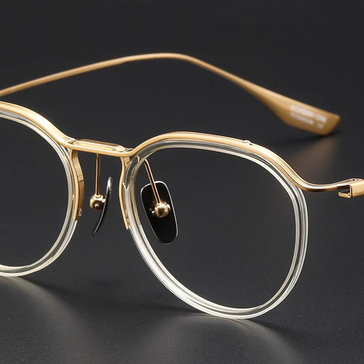 Eterlens｜ヴィンテージ風チタンメガネ｜匠の技が光る一本