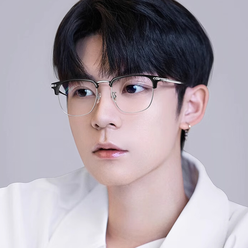 洗練された印象を与える スクエア型メガネ | Square BlueGuard - 商品画像 3/11