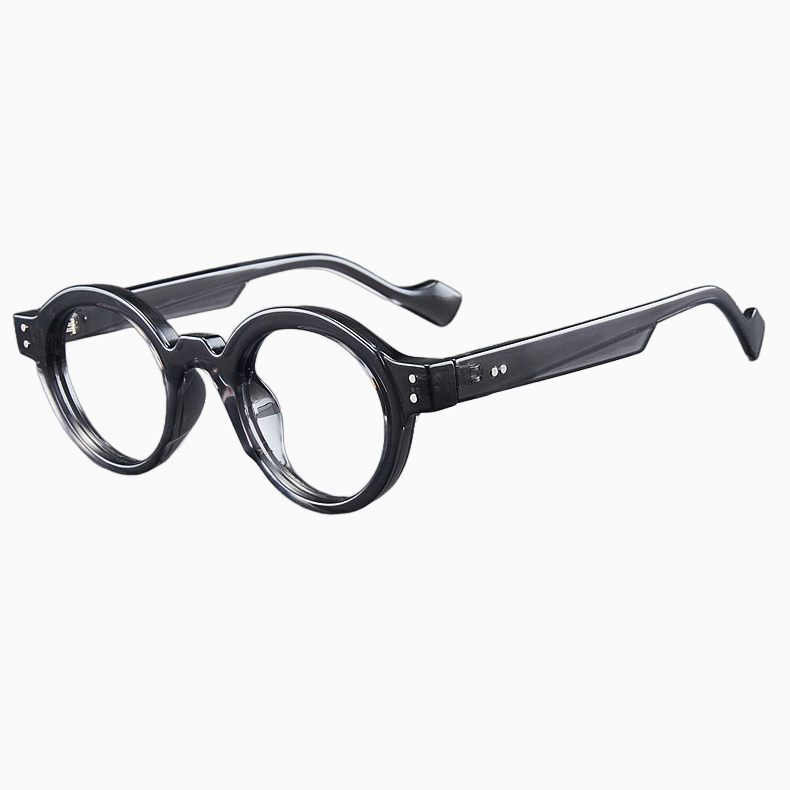 【時の円環コレクション】Eterlens｜匠の技が光る レトロ風太セルラウンド型老眼鏡｜ブルーライトカット｜知的で落ち着いた印象
