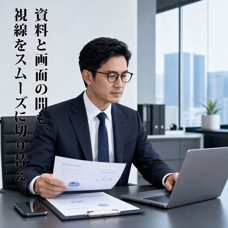 【知的でシャープ・小顔効果】Eterlens スクエアメガネ| TR+チタン|   13.9g超軽量フレーム | 度付き対応・ブルーライトカット・男女兼用