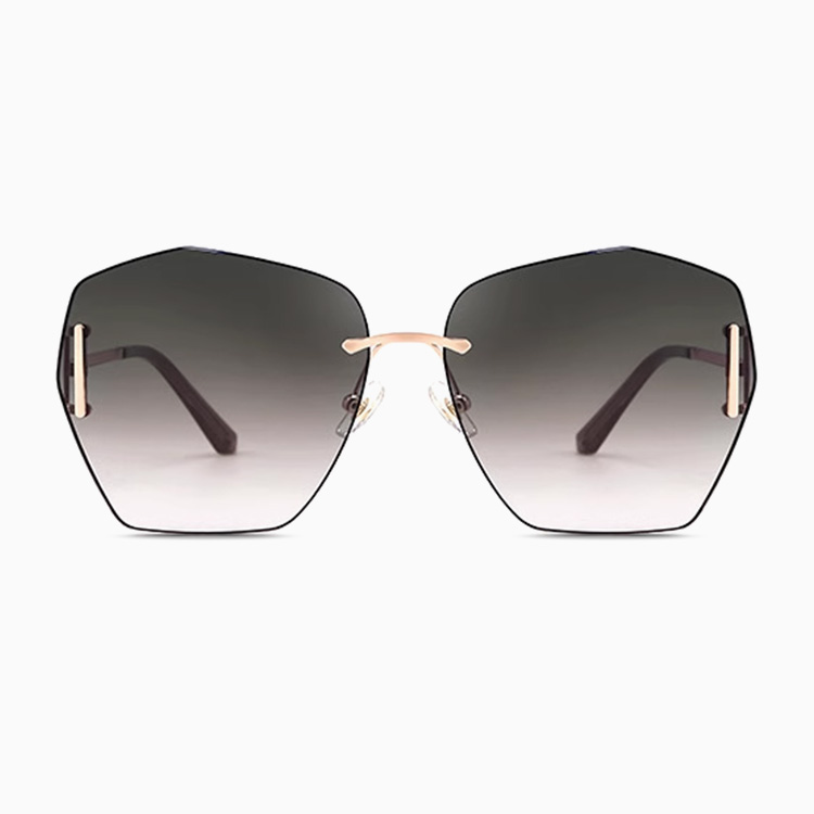 サングラス|欧米風不規則サングラス|紫外線対策UV400|トレンド | Rimless Polar - 商品画像 7/8