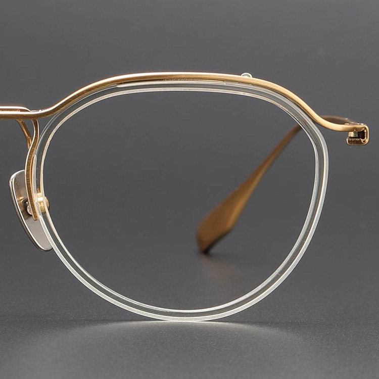 Eterlens｜ヴィンテージ風チタンメガネ｜匠の技が光る一本