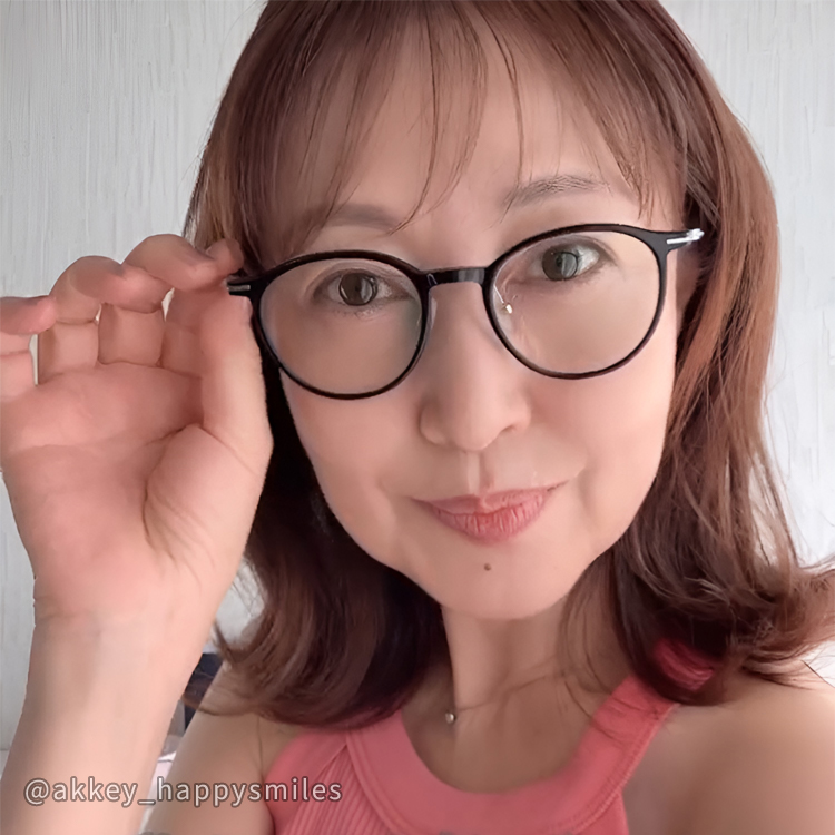 8.7g すっぴんに最適なラウンドフレーム｜小顔に見せる超軽量メガネ | Round RxReady - 商品画像 8/13