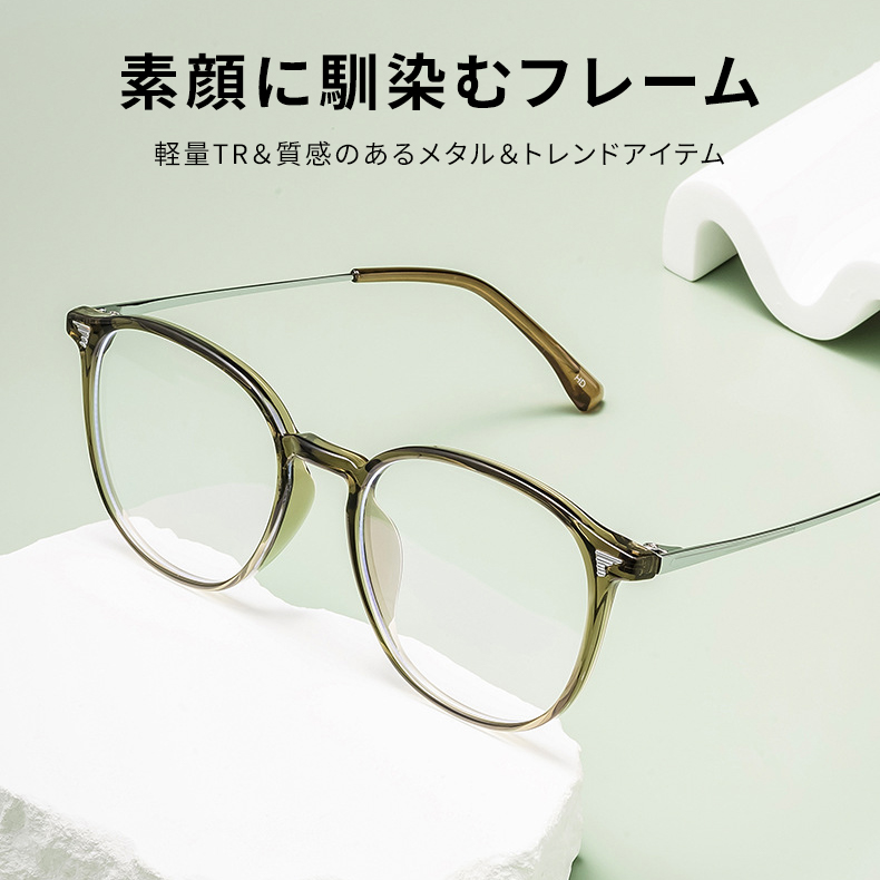 ラウンドフレーム眼鏡 昭和初期　レトロ Eterlens｜レトロ風ラウンドフレームアセテート製メガネ