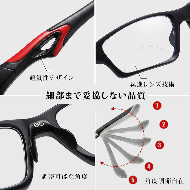 【全方位カスタムフィット】Eterlens 高機能アイウェア【モジュラス】| あなたの顔に完璧に適合するシステム | 遠近・調光レンズ搭載 | TR90超軽量ブルーライトカットスポーツリーディンググラス