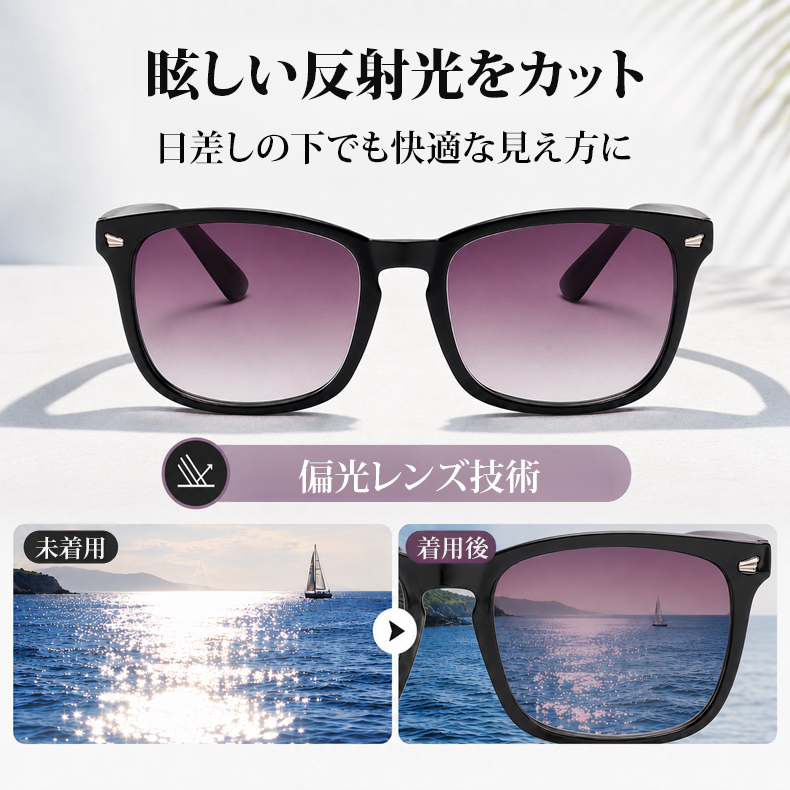グラデーションカラーレンズ女性用｜遠近両用 紫外線対策｜老眼鏡・サングラスの2in1 | Wellington SunReader | Eterlens