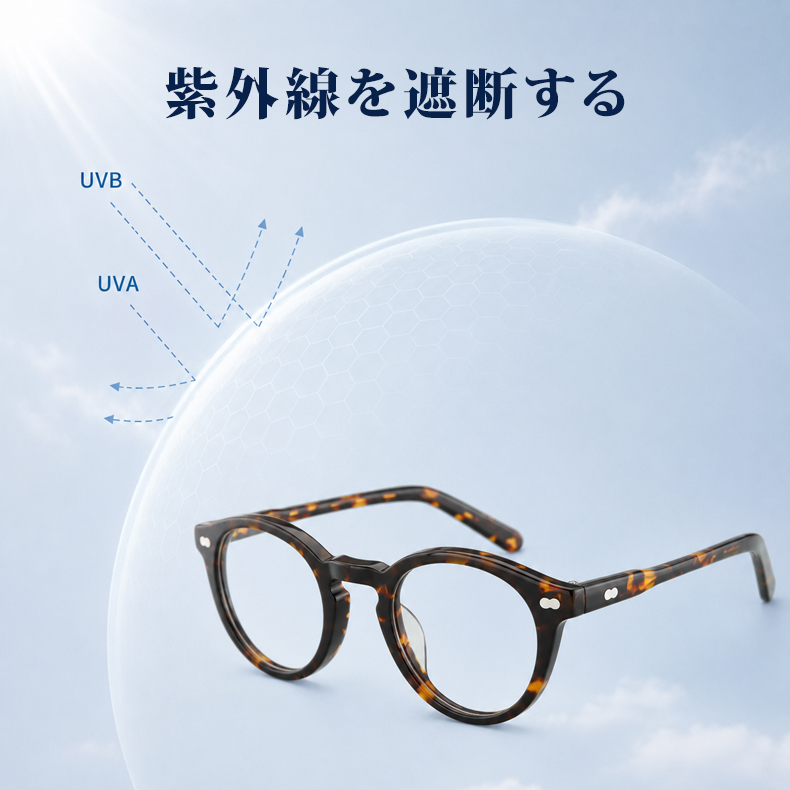 【1本3役】Eterlens | クラシックとモダンが調和するボストンフレーム｜遠近両用・調光レンズ搭載｜街歩きから釣りまで活躍