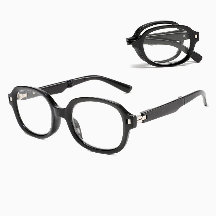 Eterlens｜欧米風オーバル型｜折りたたみ式 ブルーライトカット｜ファッション老眼鏡