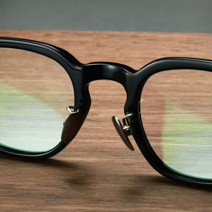 【職人仕上げ・超軽量】｜Eterlens  CROWN｜クラウンパント メガネ｜べっ甲柄｜キーホールブリッジ｜ヴィンテージ風 アセテート｜度付き対応 ユニセックス