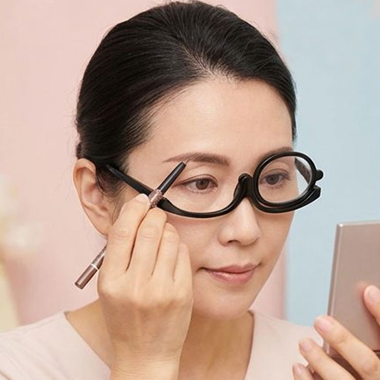 回転式片眼レンズ化粧用老眼鏡 | Oval BlueGuard | Eterlens