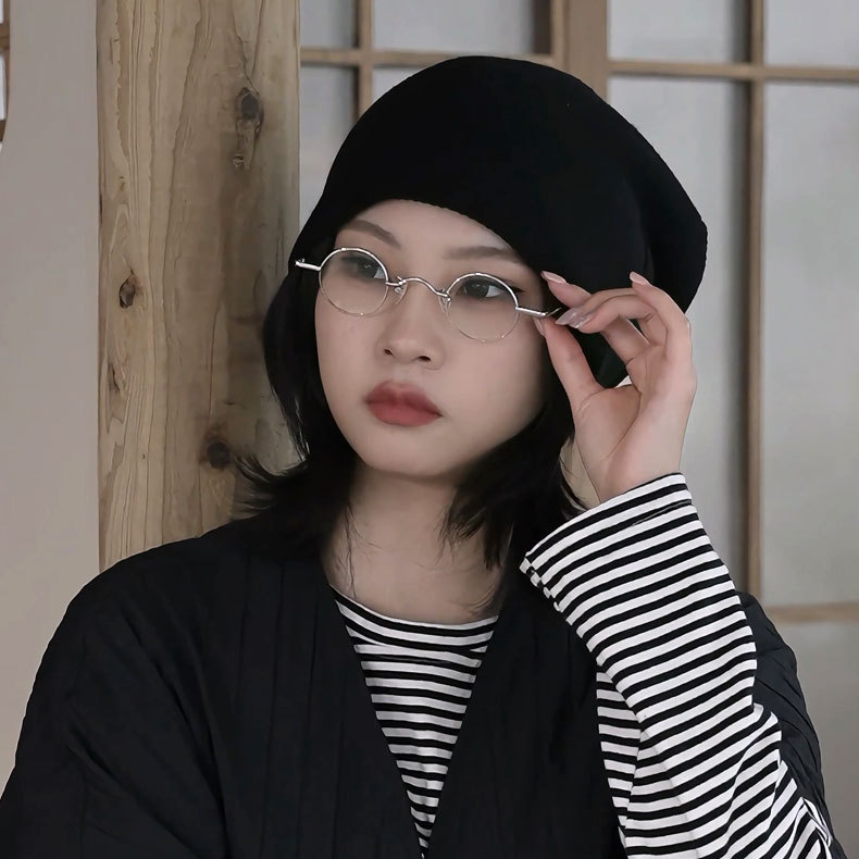 【クラシック・メタルラウンドメガネ】 ETERLENS | アート感溢れるレトロ知性派メガネ | 度付きレンズ対応 |超軽量 日本人の顔に馴染むデザイン