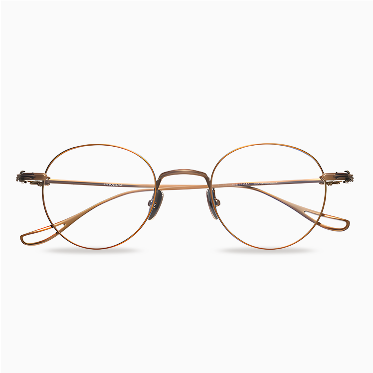 Eterlens｜レトロ風彫刻模様付きメガネ｜匠の技が光る一本