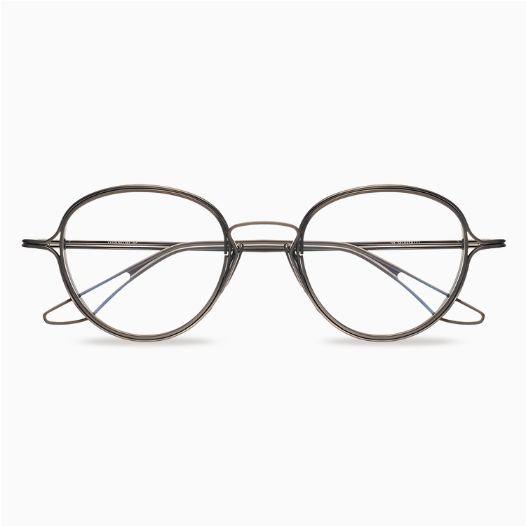 Eterlens｜レトロ風チタンメガネ｜匠の技が光る一本