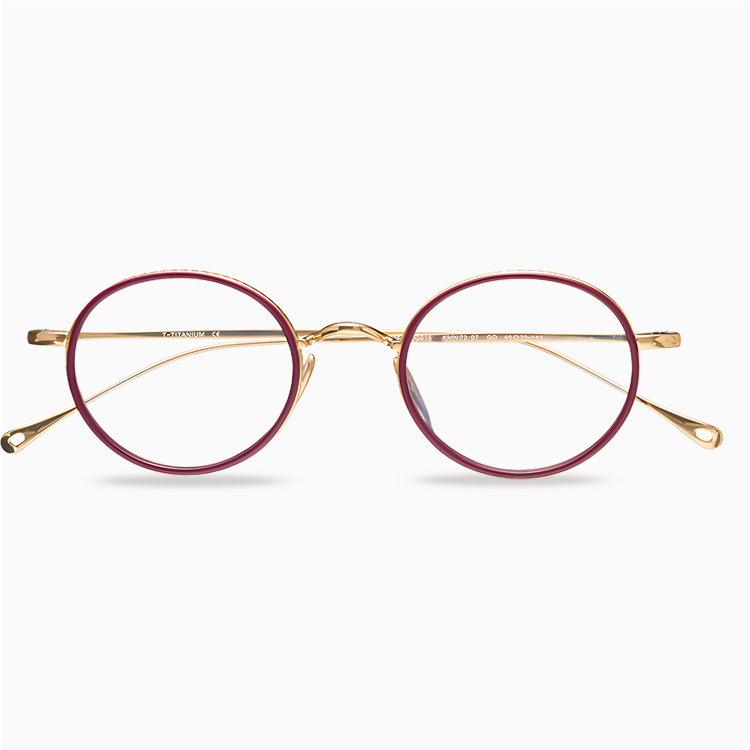 Eterlens｜高級感のある彫刻模様スプラウトパットメガネ｜匠の技が光る一本