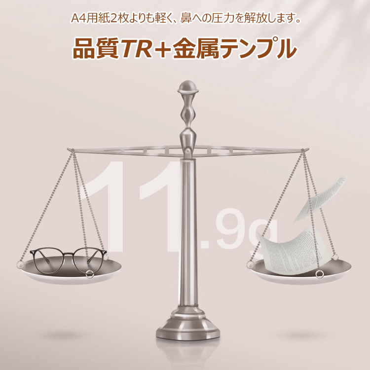 Eterlens ブルーライトカット超軽量老眼鏡-Eterlens