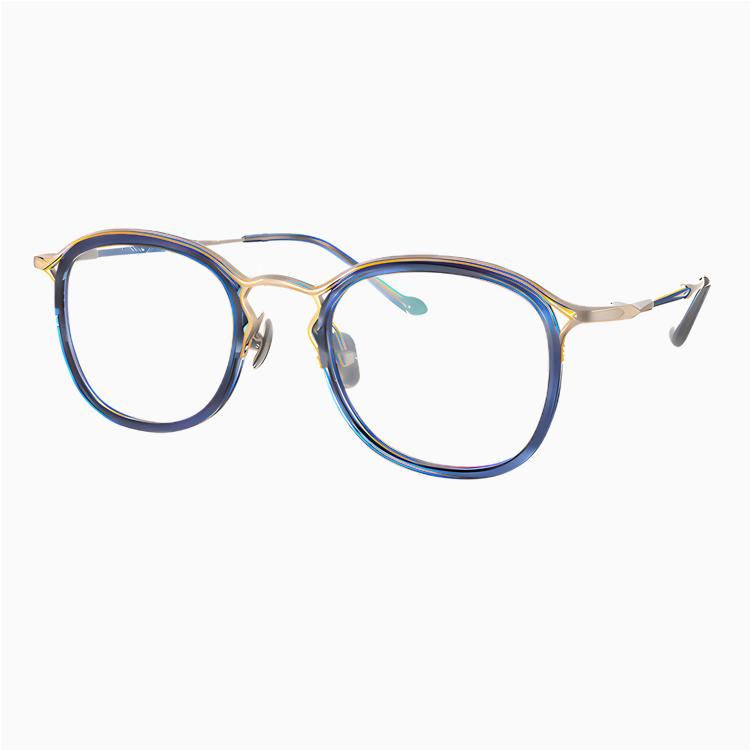 11.5g 軽量で個性的なチタンメガネ｜匠の技が光る一本 | Wellington RxReady - 商品画像 7/13