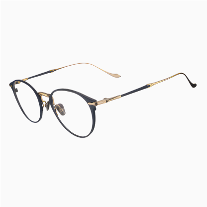 Eterlens｜レトロ風チタンメガネ｜匠の技が光る一本