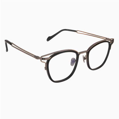 Eterlens｜レトロ感漂う上質なアセテートチタン製メガネ│度付き対応｜匠の技が光る一本