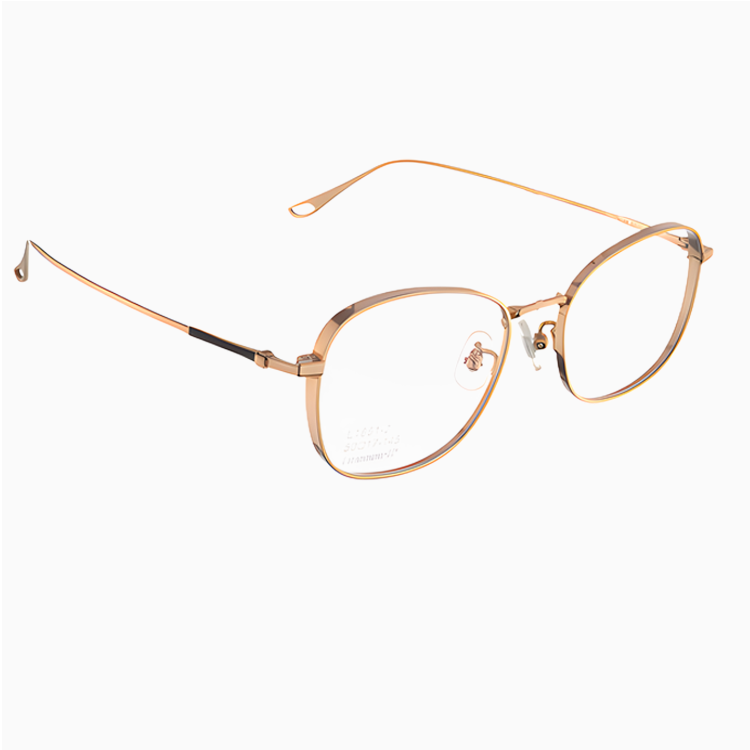 Eterlens｜ビジネスレトロ風チタンメガネ｜匠の技が光る一本