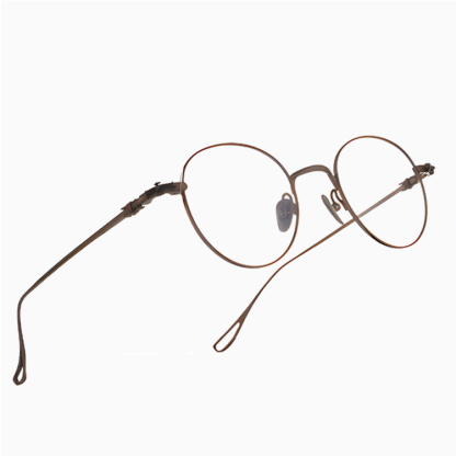 Eterlens｜レトロ風彫刻模様付きメガネ｜匠の技が光る一本