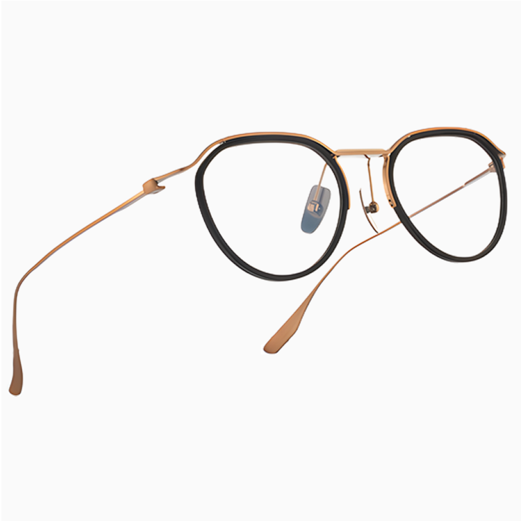 Eterlens｜ヴィンテージ風チタンメガネ｜匠の技が光る一本