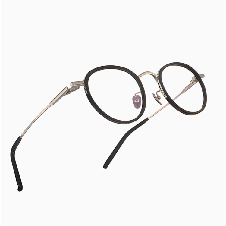 【トレンド感のあるべっ甲柄・チタン製】Eterlens 12g メガネ 度付き おしゃれ 丸メガネ | レトロ・ボストン | 軽量・金属アレルギー対応・男女兼用 - 商品画像 9/16 (Boston RxReady)