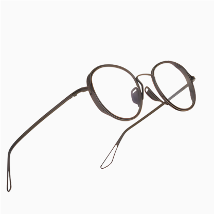 Eterlens｜レトロ風チタンメガネ｜匠の技が光る一本