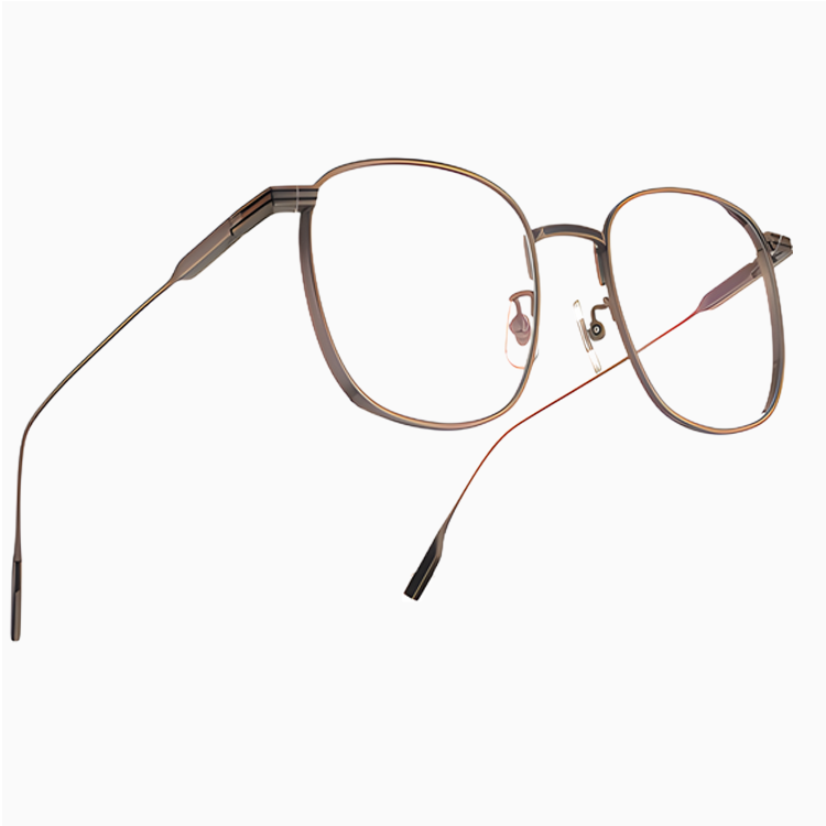 Eterlens｜チタン製大きめフルリム|レトロビジネススタイルメガネ