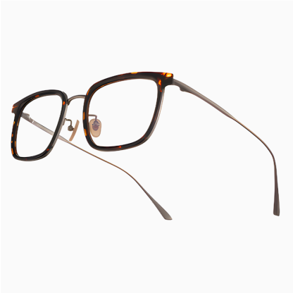 Eterlens｜高級感のある超軽量チタン｜ビジネスレトロメガネ