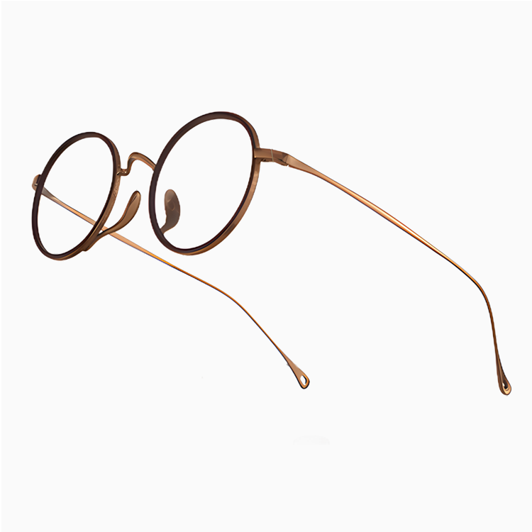 Eterlens｜高級感のある彫刻模様スプラウトパットメガネ｜匠の技が光る一本