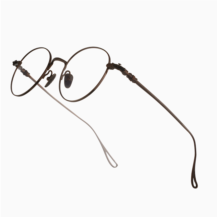 時の円環コレクション｜10.5g レトロ風彫刻模様付きメガネ｜匠の技が光る一本 | Round RxReady - 商品画像 8/15